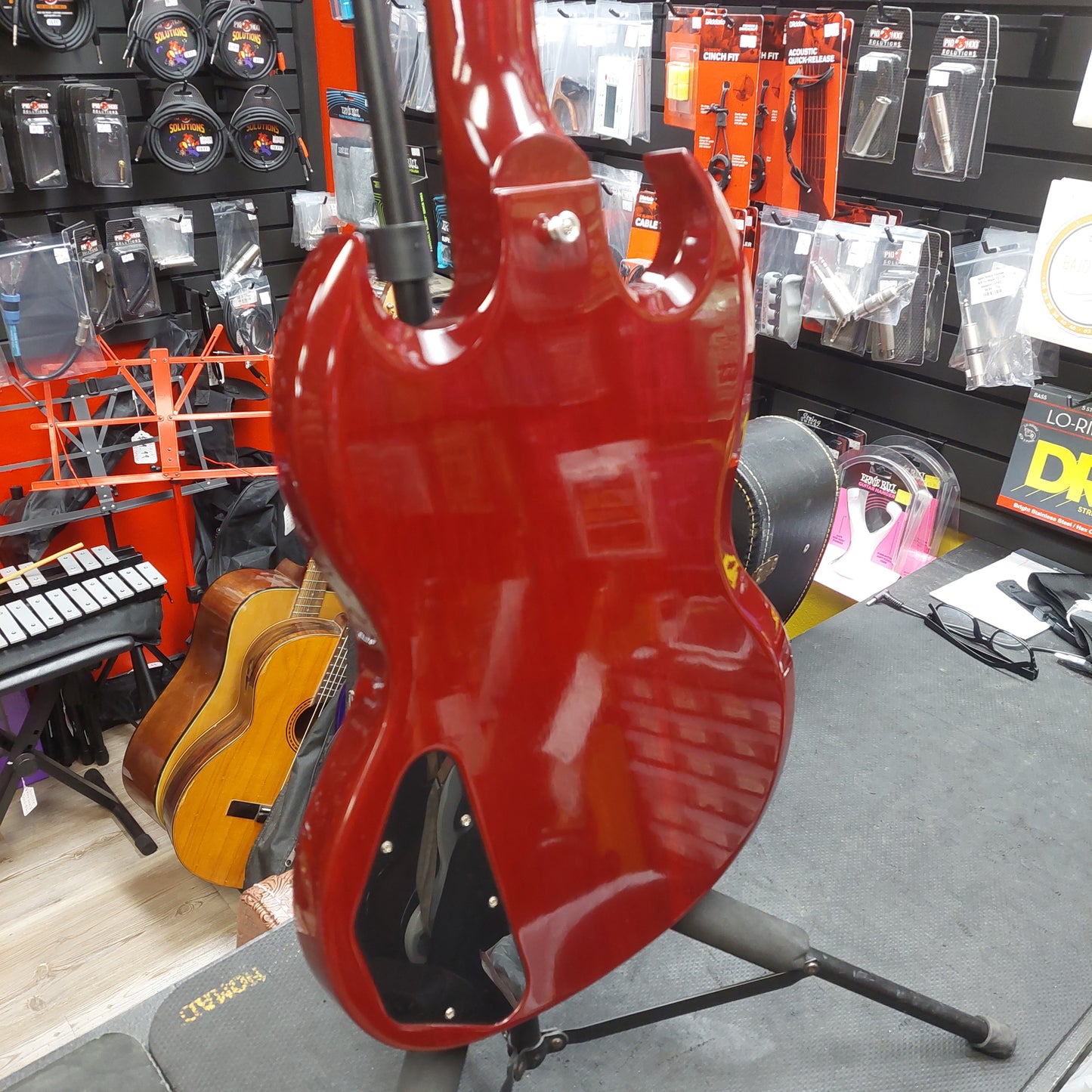 2008 Gibson SG Standard Short Scale Bass USA – Cherry Finish w/ Gibson Hardcase "Made In USA" SN#  03478606