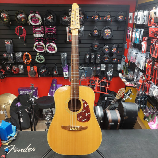 1988-1992 Fender Santa Maria 12-String Acoustic Guitar - Natural "Made In Korea" SN # 5219677