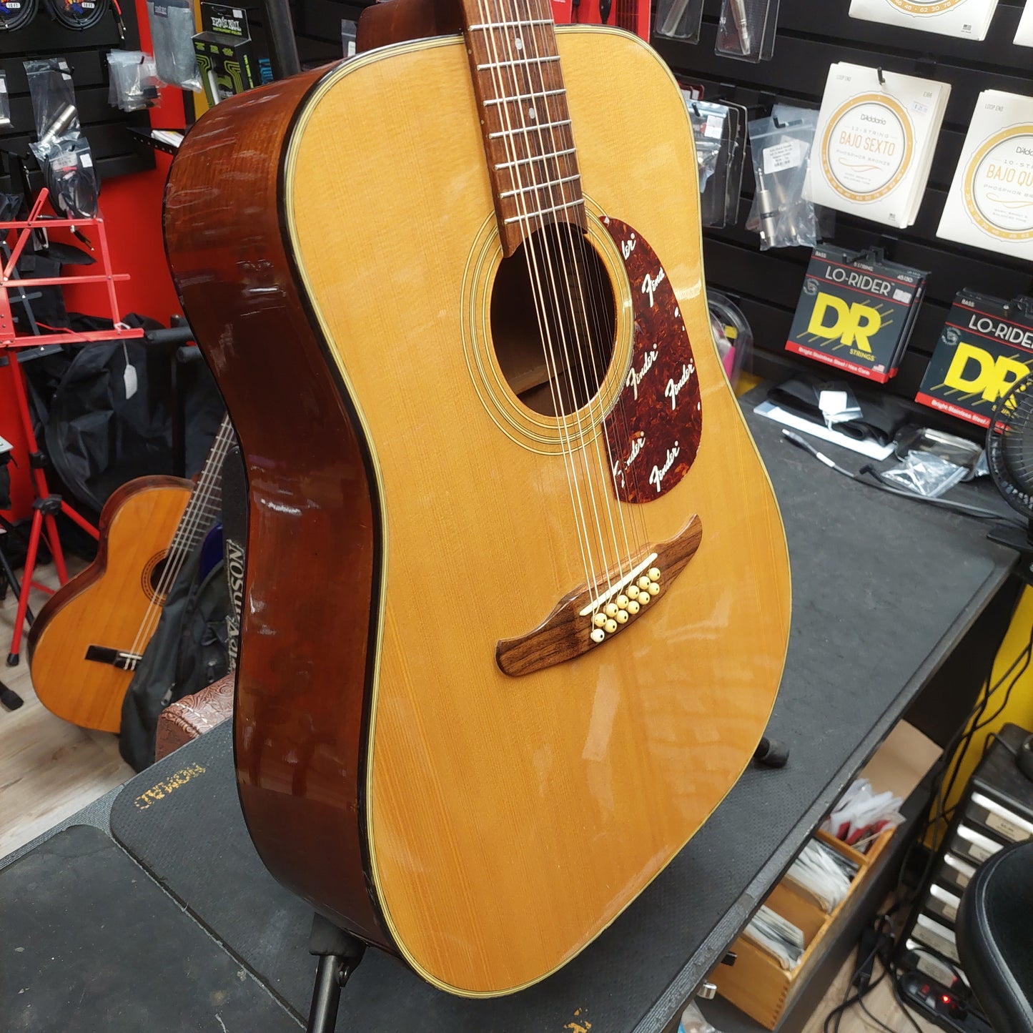 1988-1992 Fender Santa Maria 12-String Acoustic Guitar - Natural "Made In Korea" SN # 5219677