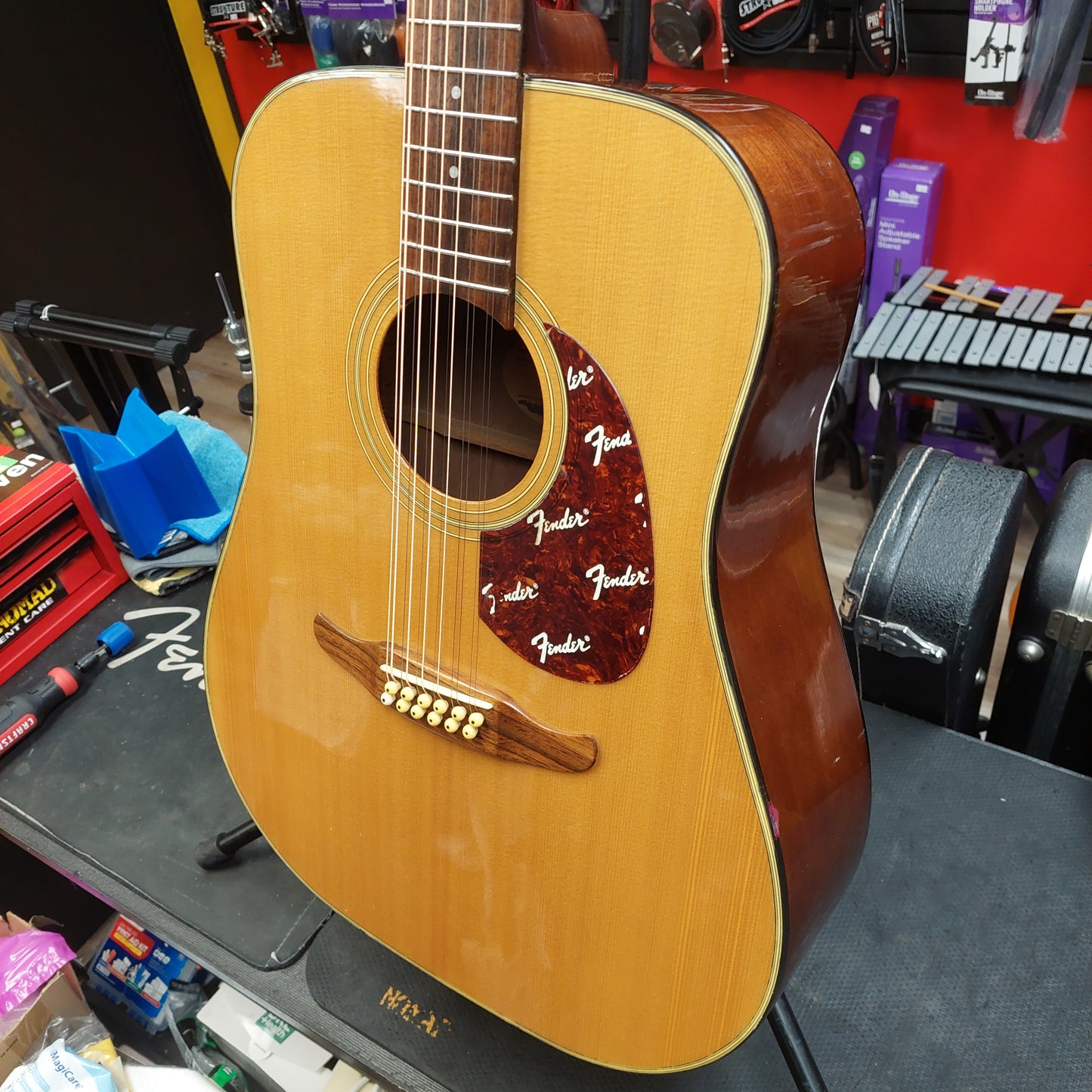1988-1992 Fender Santa Maria 12-String Acoustic Guitar - Natural "Made In Korea" SN # 5219677