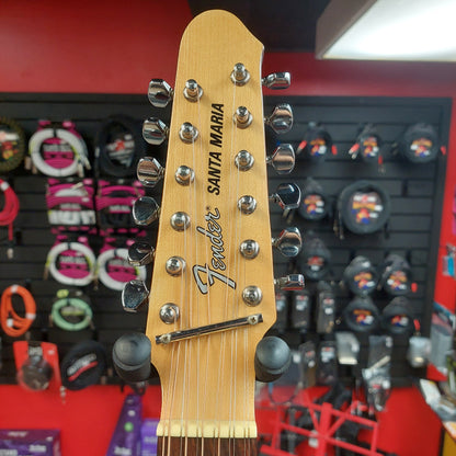 1988-1992 Fender Santa Maria 12-String Acoustic Guitar - Natural "Made In Korea" SN # 5219677