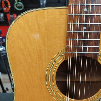 1988-1992 Fender Santa Maria 12-String Acoustic Guitar - Natural "Made In Korea" SN # 5219677