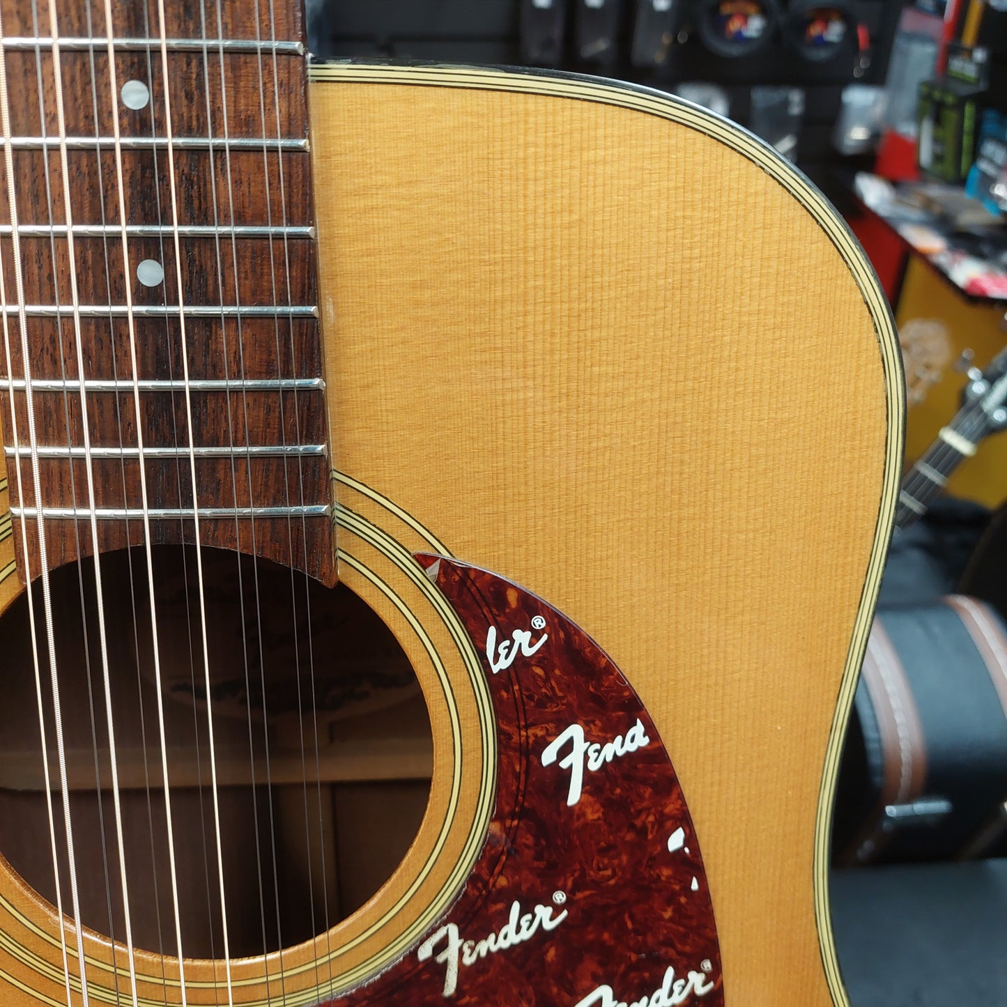 1988-1992 Fender Santa Maria 12-String Acoustic Guitar - Natural "Made In Korea" SN # 5219677