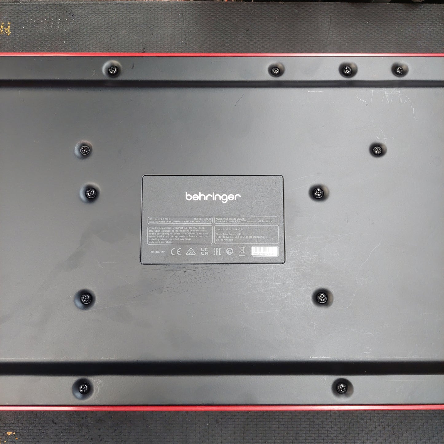 Behringer MS-1 MK II-RD Analog Synthesizer - Red w/ Original Box (USED)