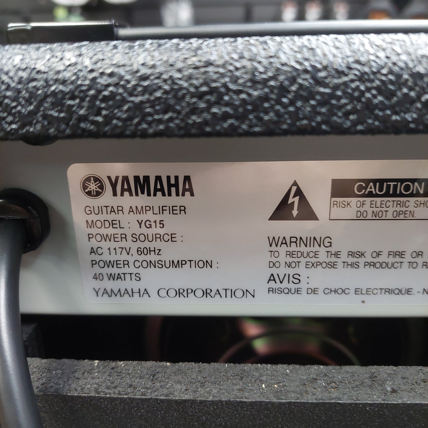 1990's Vintage YAMAHA YG15 Guitar Amplifier 15 Watts (USED) SN# 030804662