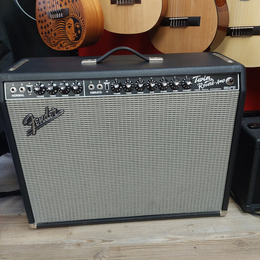 2000's Fender Twin Reverb Guitar Combo Amplifier w/ Footswitch (USED) "Made In USA"