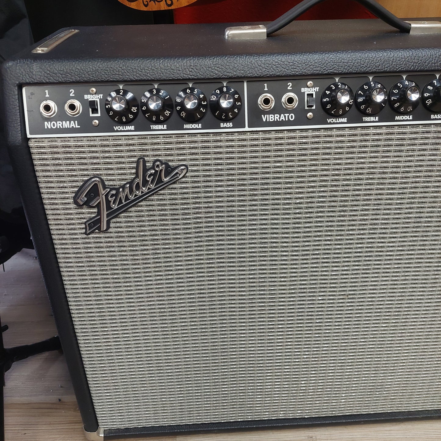 2000's Fender Twin Reverb Guitar Combo Amplifier w/ Footswitch (USED) "Made In USA"