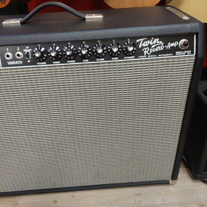 2000's Fender Twin Reverb Guitar Combo Amplifier w/ Footswitch (USED) "Made In USA"