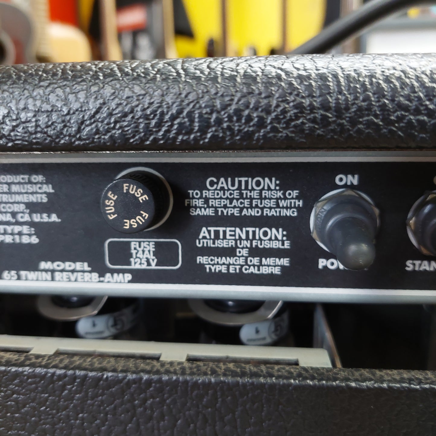2000's Fender Twin Reverb Guitar Combo Amplifier w/ Footswitch (USED) "Made In USA"