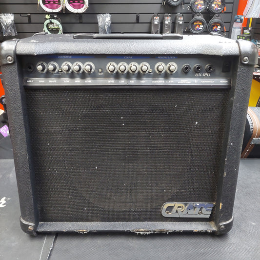 1990's CRATE GX-120 Guitar Combo Amplifier 120-watt solid-state 1x12" (USED) SN# AHJDJ60077
