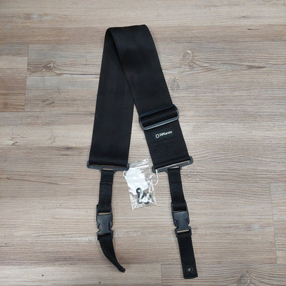 DiMarzio 3" Clip Lock Guitar Strap - Black (USED)