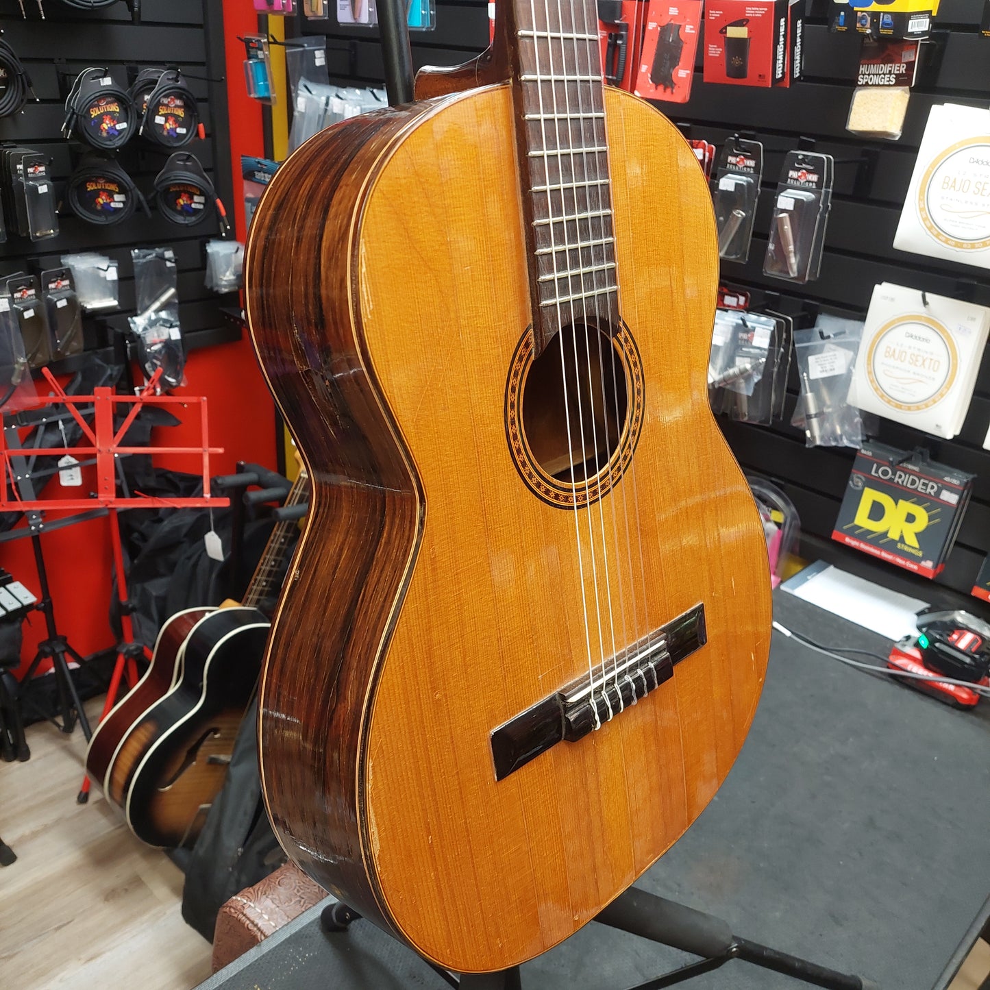 1960's-1970's Di Giorgio No. 34 Classical Guitar - Natural Gloss (USED) "Made In Sao Paulo Brazil" (Has Body Damage Sold As Is)