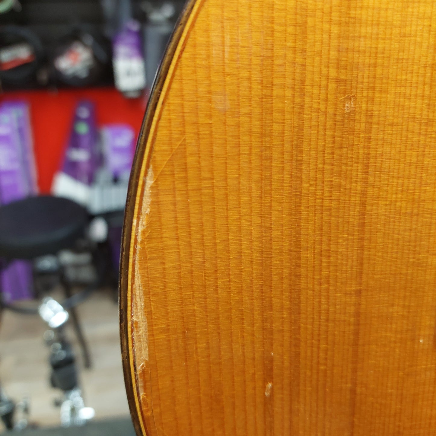 1960's-1970's Di Giorgio No. 34 Classical Guitar - Natural Gloss (USED) "Made In Sao Paulo Brazil" (Has Body Damage Sold As Is)