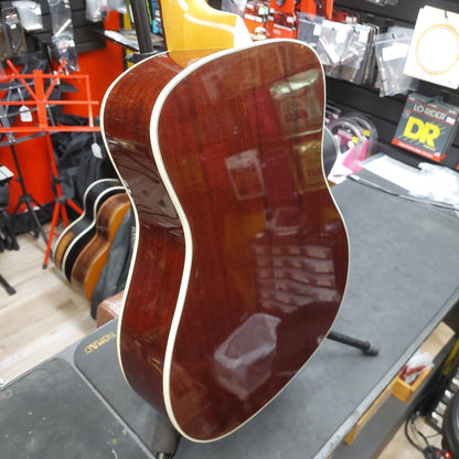 2017 Fender California Series Alkaline Trio Malibu Parlor Acoustic Guitar - Mahogany SN# CSG17000780 "Sold As Is" Has Broken Head On Machine Head Tuner