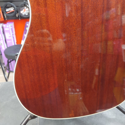 2017 Fender California Series Alkaline Trio Malibu Parlor Acoustic Guitar - Mahogany SN# CSG17000780 "Sold As Is" Has Broken Head On Machine Head Tuner