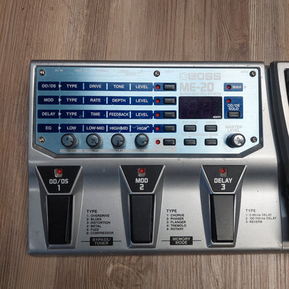 Boss ME-20 Guitar Effects Pedal w/ Danelectro Power Supply (USED) SN# DW51001