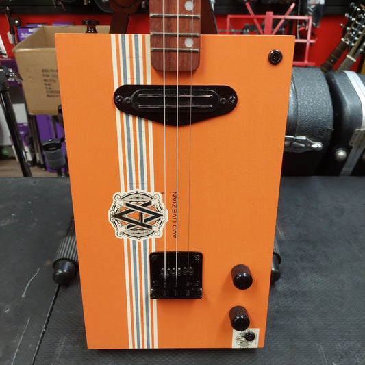 Gerry Edmonds 3-String Avo Uvezian Cigar Box Guitar "Made In Hemet California" SN# G284