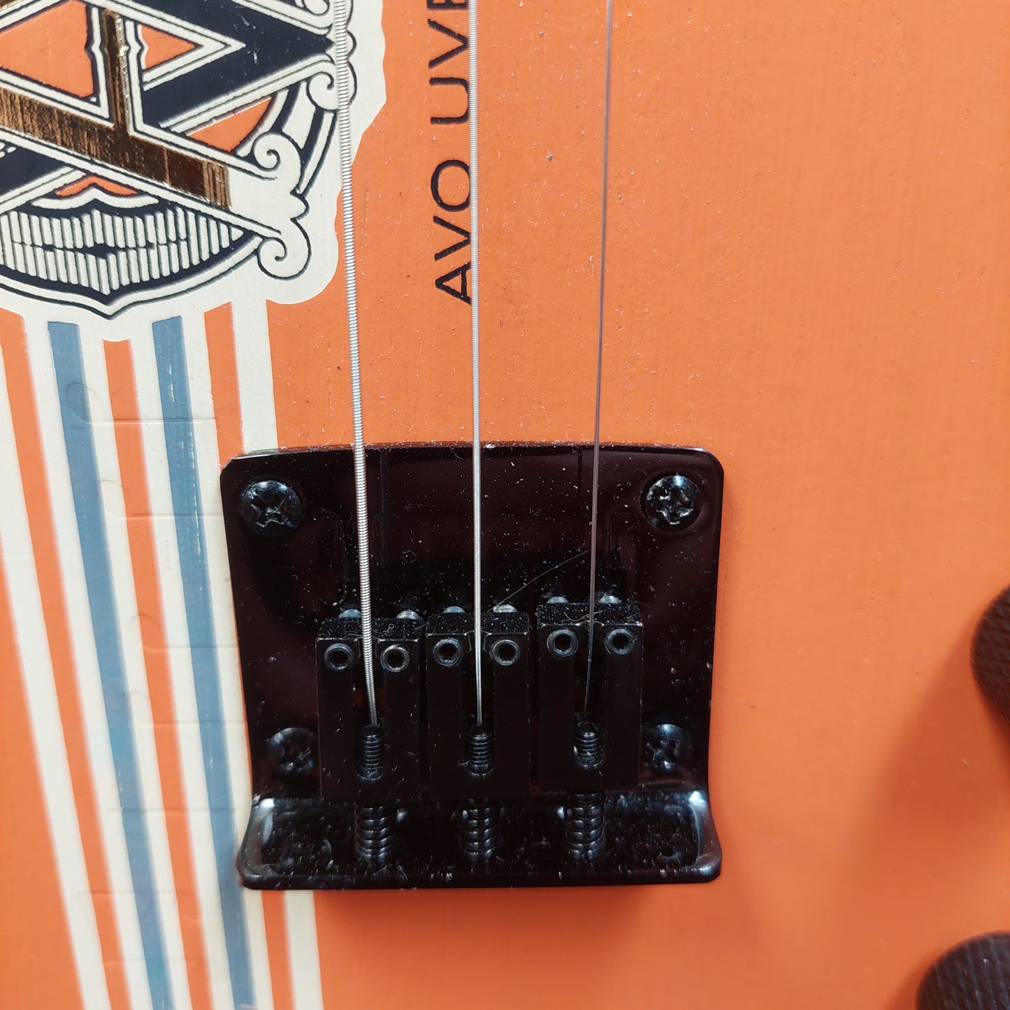Gerry Edmonds 3-String Avo Uvezian Cigar Box Guitar "Made In Hemet California" SN# G284