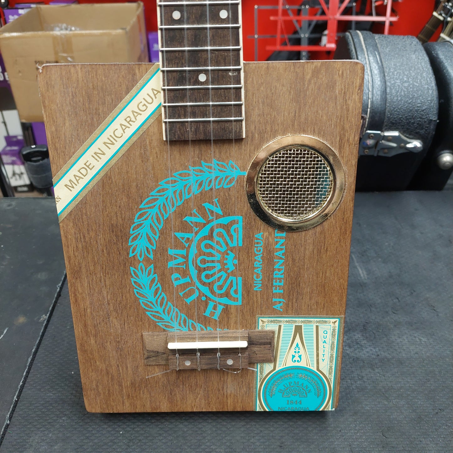 Gerry Edmonds H Upmann Cigar Box Concert Ukulele "Made In Hemet California" SN# U152