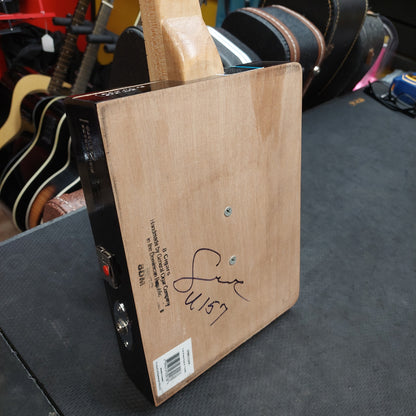 Gerry Edmonds Cohiba Black Cigar Box Electric Concert Ukulele "Made In Hemet California" SN# U157