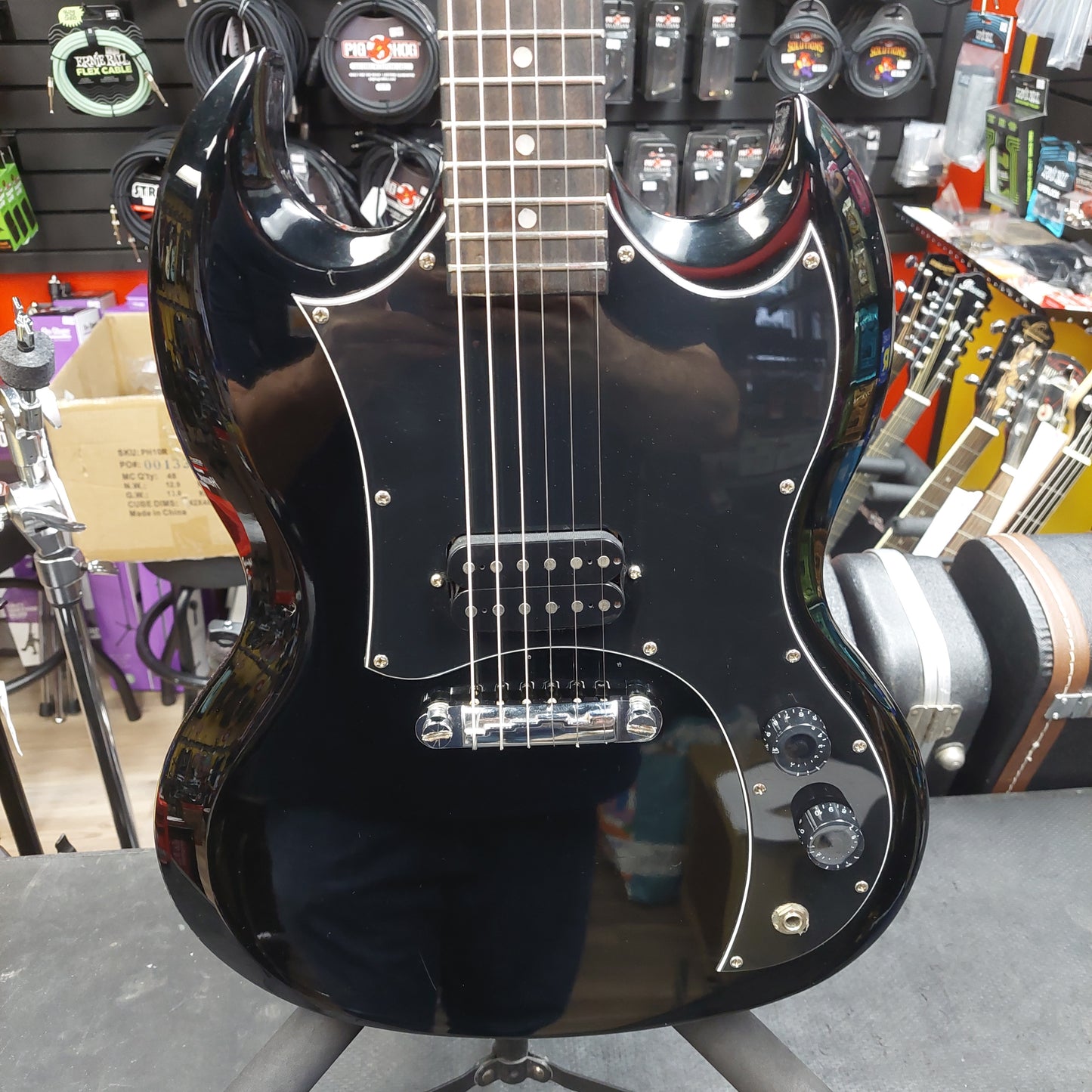 Maestro by Gibson SG Style Electric Guitar - Black Gloss (USED)