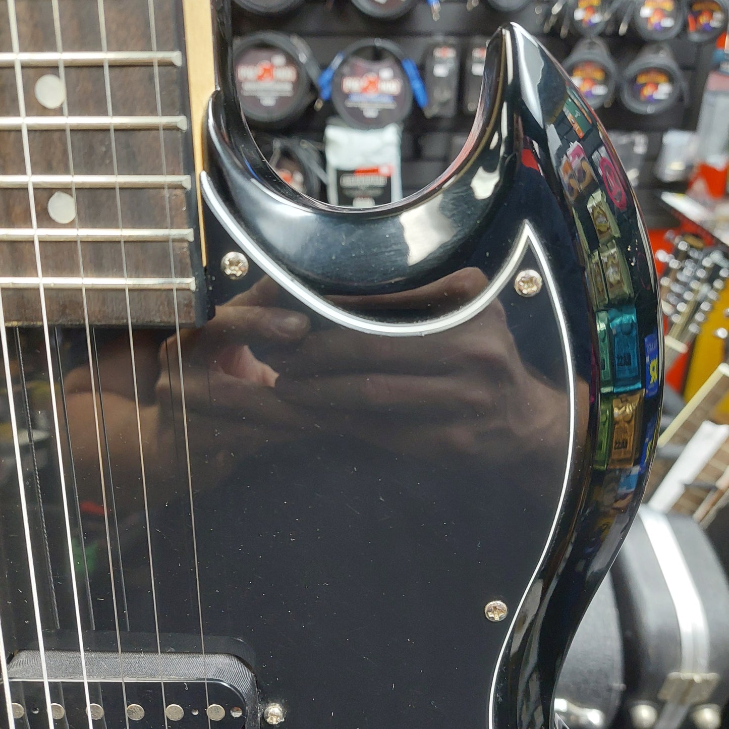 Maestro by Gibson SG Style Electric Guitar - Black Gloss (USED)