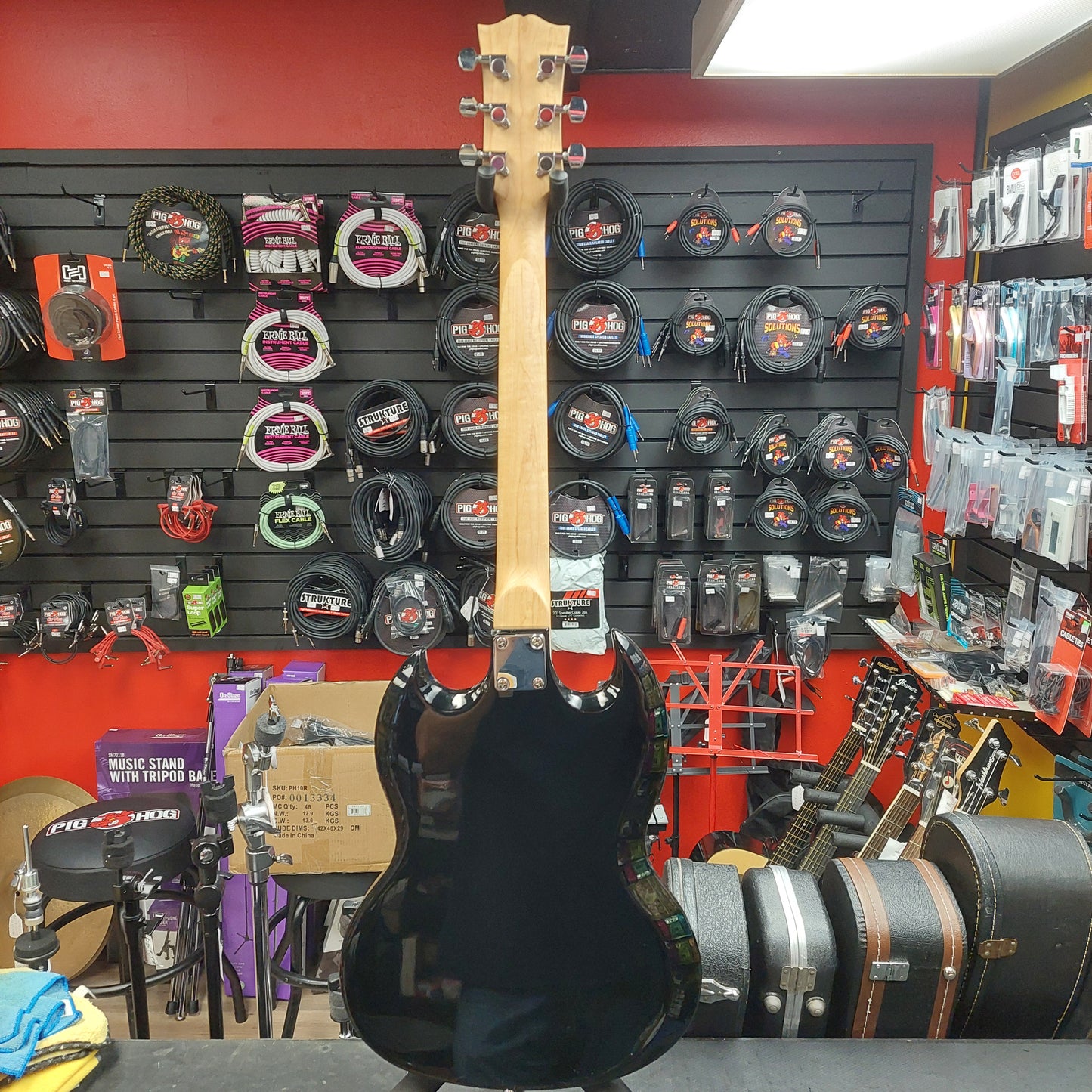 Maestro by Gibson SG Style Electric Guitar - Black Gloss (USED)
