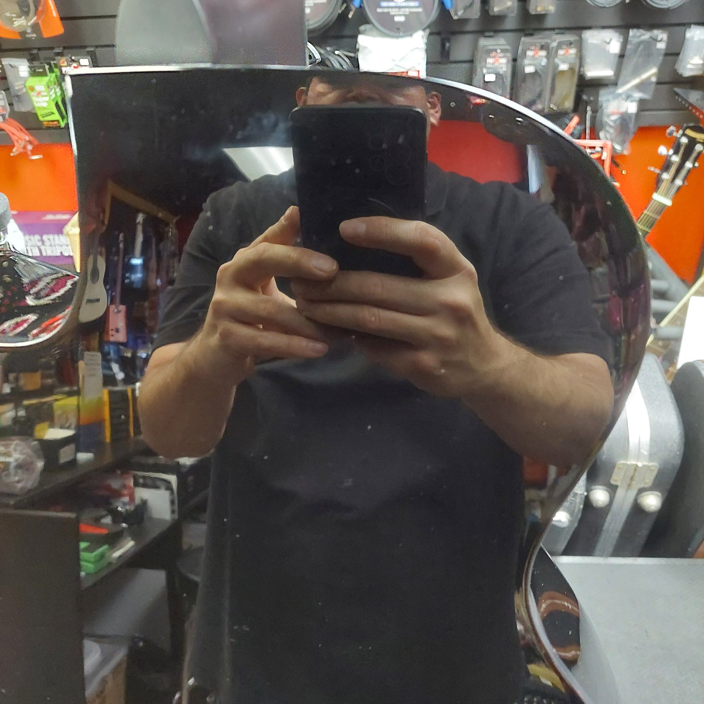 2025 Ibanez AEG5012-BK 12-String Acoustic Guitar - Black Gloss SN# 2Y03GS250104628