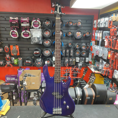 1999-2000 Washburn XB-100 4-String Bass Guitar - Metallic Purple (USED)