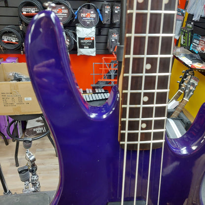 1999-2000 Washburn XB-100 4-String Bass Guitar - Metallic Purple (USED)