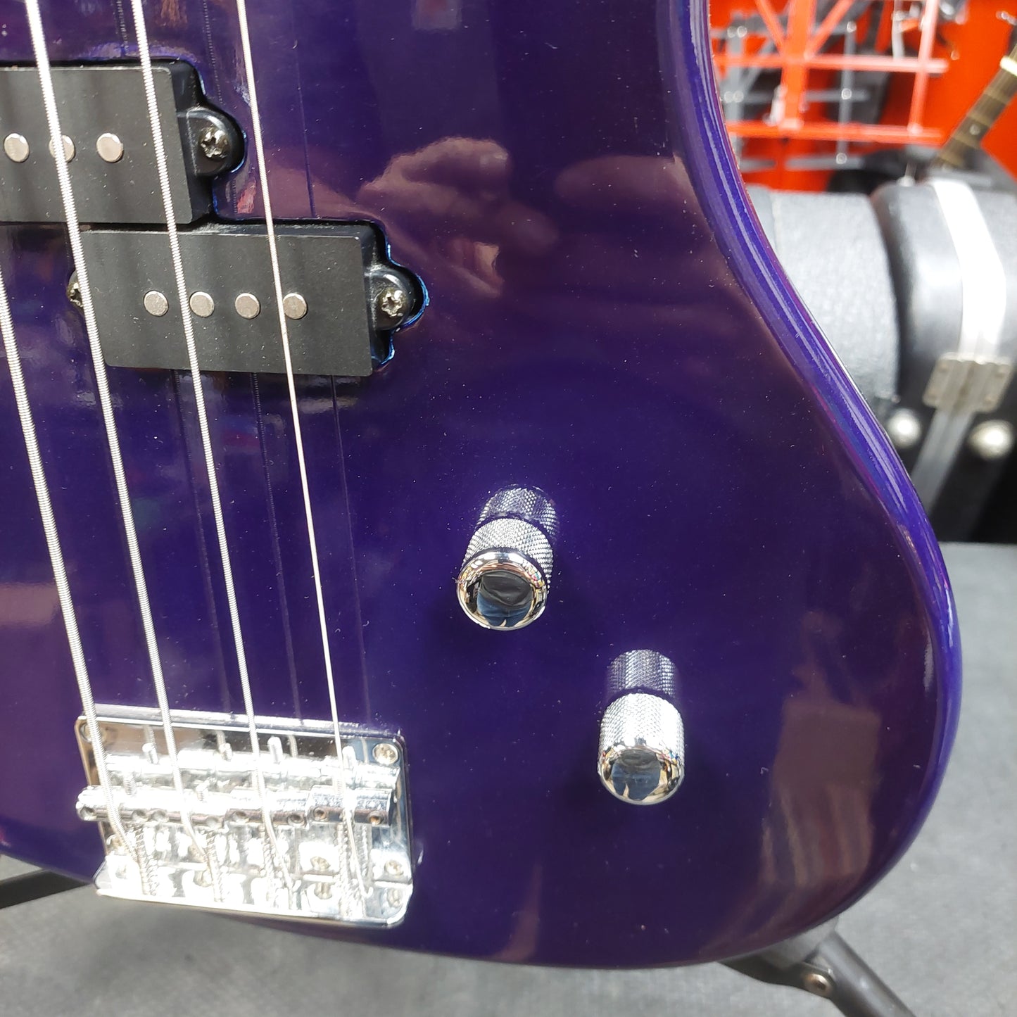 1999-2000 Washburn XB-100 4-String Bass Guitar - Metallic Purple (USED)
