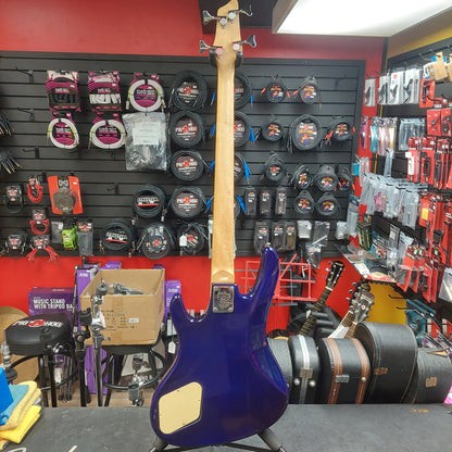 1999-2000 Washburn XB-100 4-String Bass Guitar - Metallic Purple (USED)