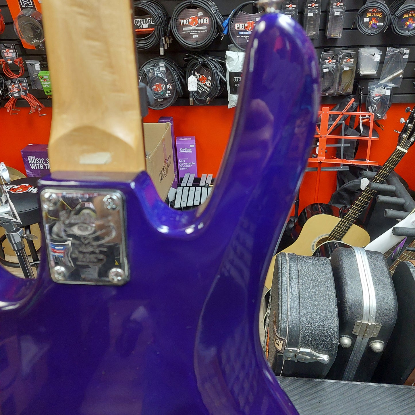 1999-2000 Washburn XB-100 4-String Bass Guitar - Metallic Purple (USED)