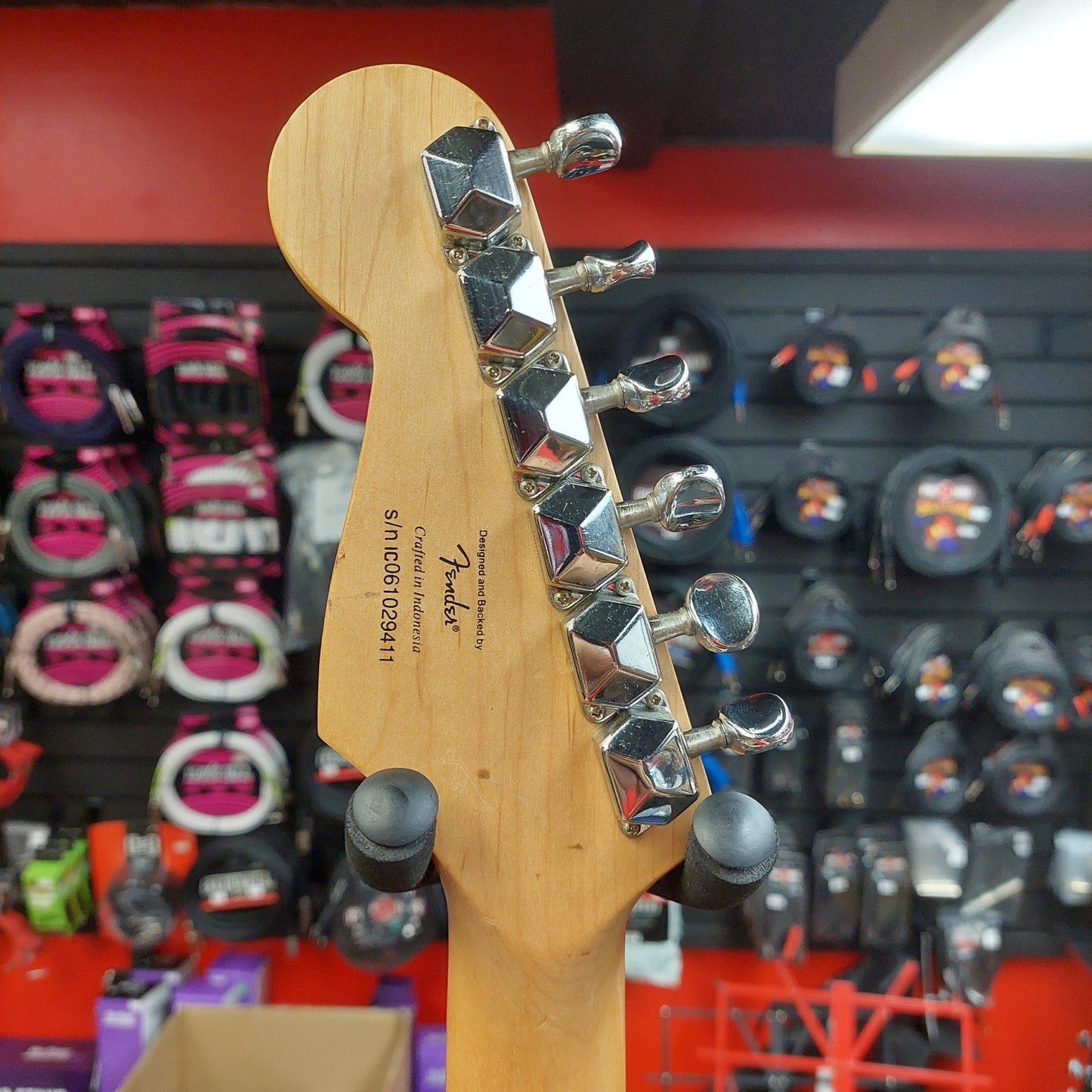 2006 Squier Mini Electric Guitar - Black Gloss SN# IC061029411