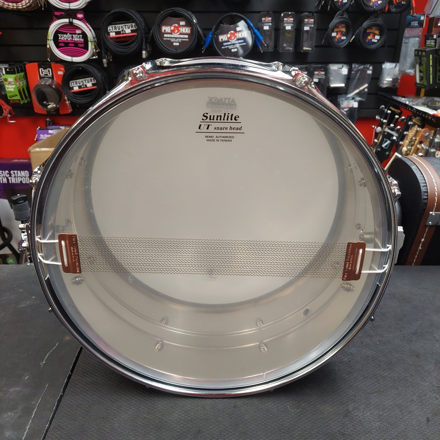Sunlite 14" Snare Drum - Chrome Steel (USED)