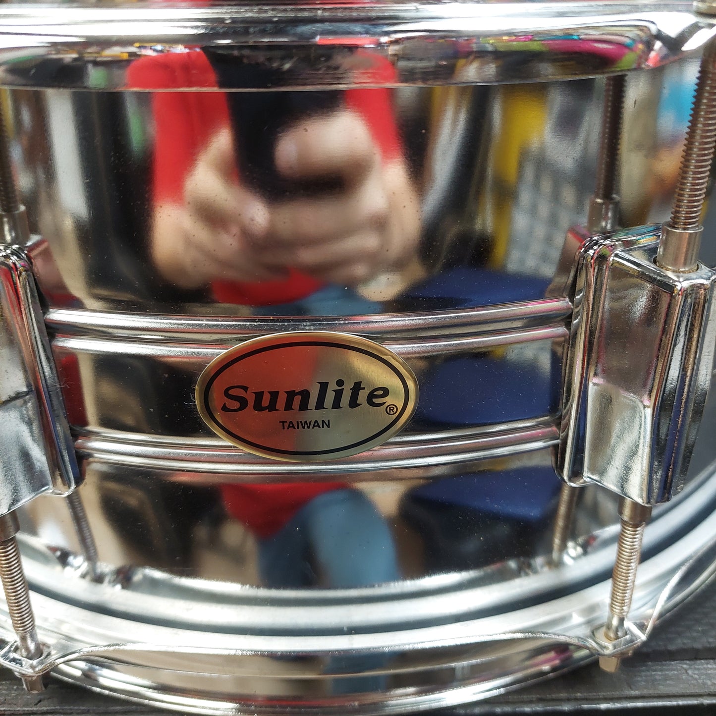 Sunlite 14" Snare Drum - Chrome Steel (USED)
