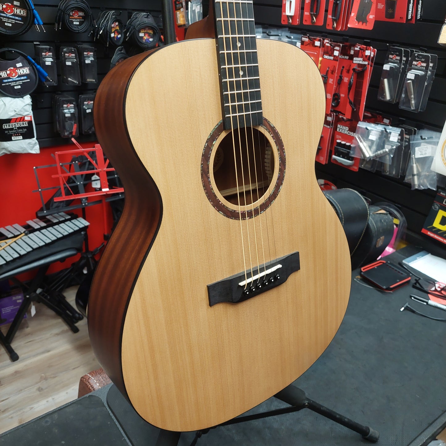 Sunlite GS-18 OM 41" OM Style 6-String Acoustic Guitar - Natural