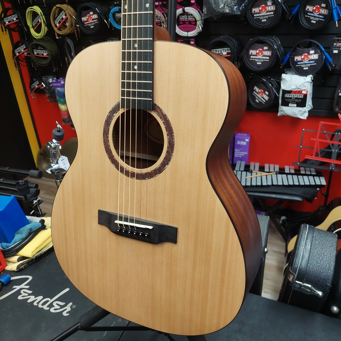 Sunlite GS-18 OM 41" OM Style 6-String Acoustic Guitar - Natural