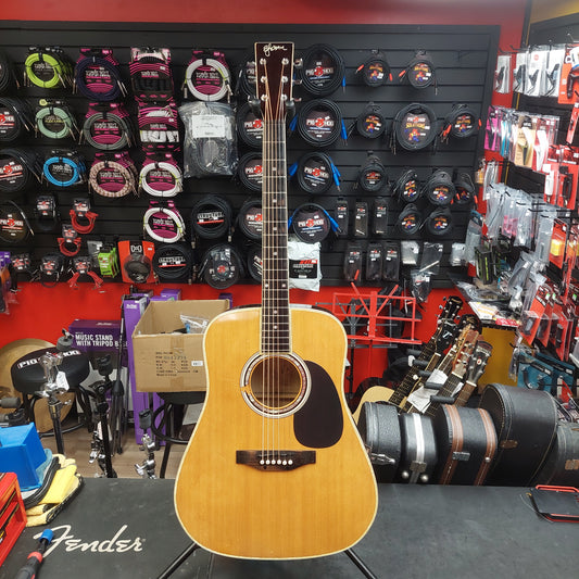 Esteban AG100 Acoustic/Electric Dreadnought Guitar - Natural Finish (USED)