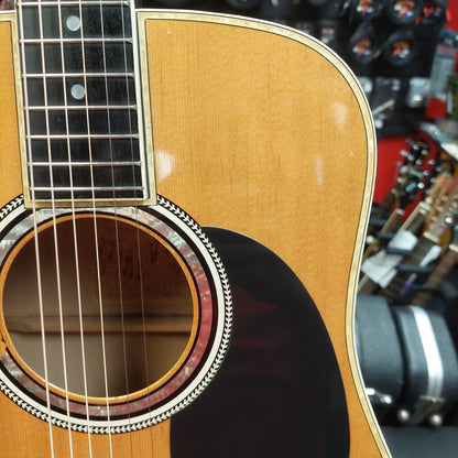 Esteban AG100 Acoustic/Electric Dreadnought Guitar - Natural Finish (USED)