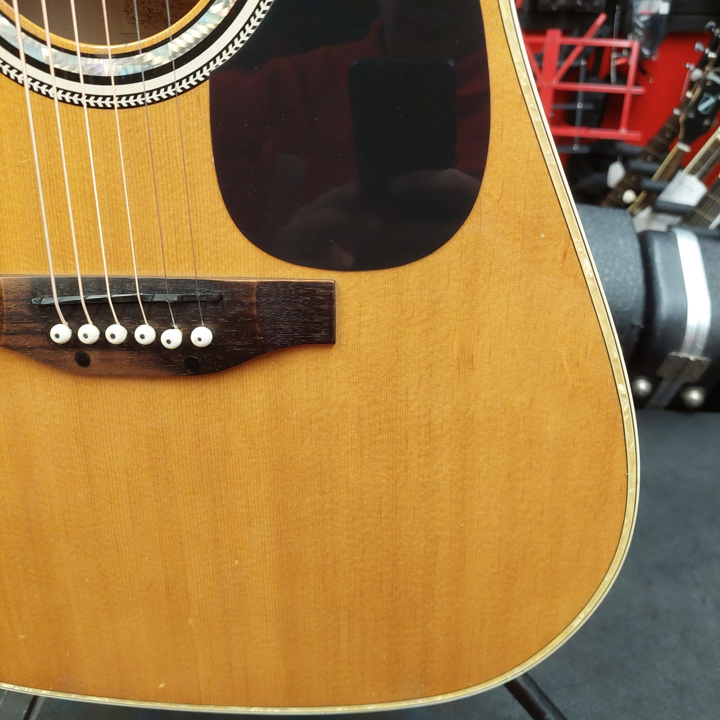 Esteban AG100 Acoustic/Electric Dreadnought Guitar - Natural Finish (USED)