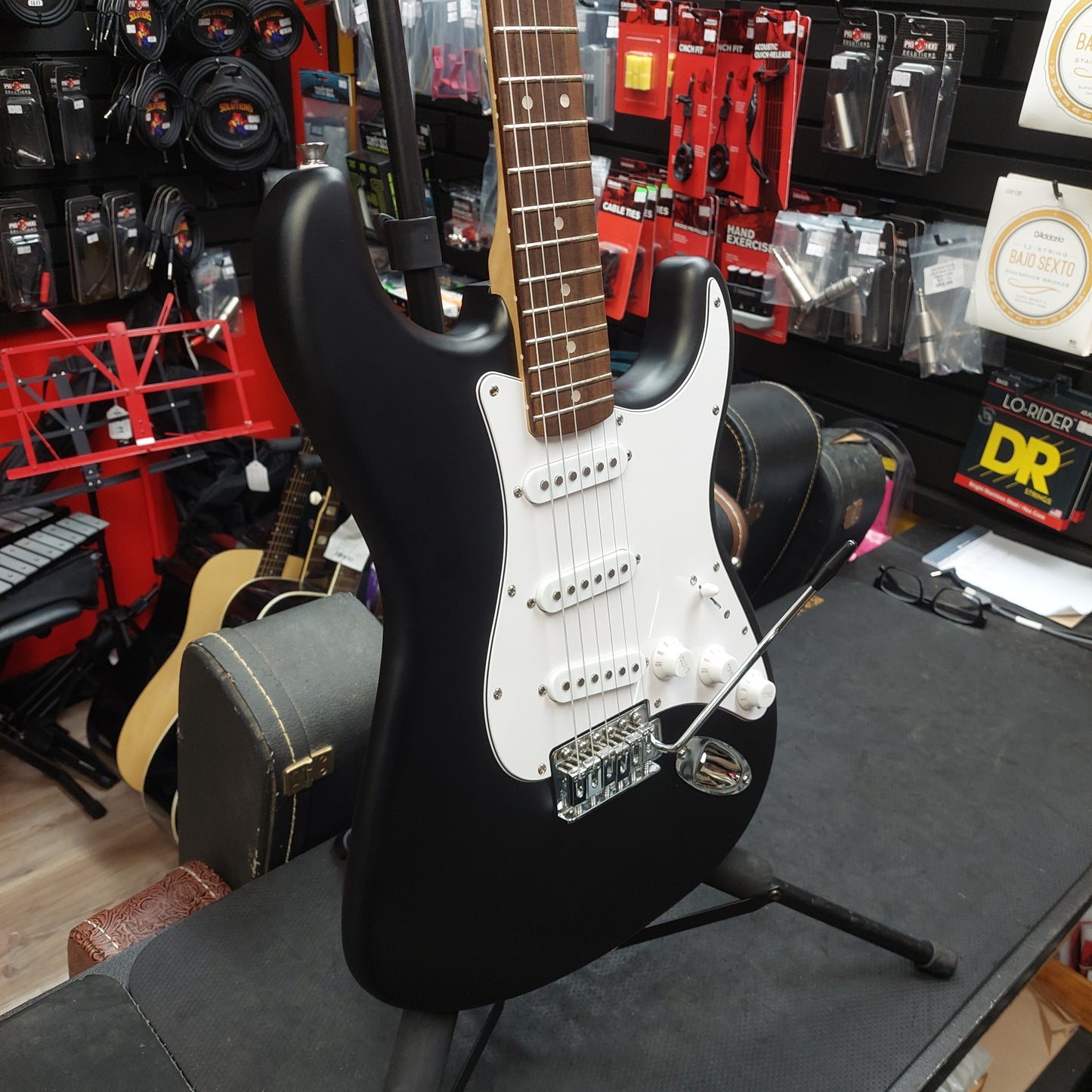 2024 Squier Stratocaster SSS Electric Guitar - Black SN# CMCH24027668