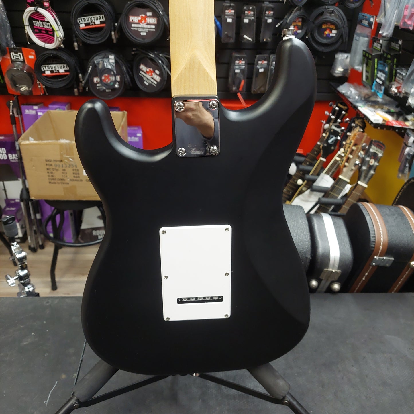 2024 Squier Stratocaster SSS Electric Guitar - Black SN# CMCH24027668