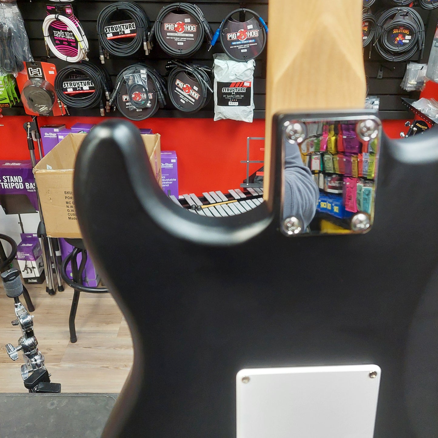 2024 Squier Stratocaster SSS Electric Guitar - Black SN# CMCH24027668