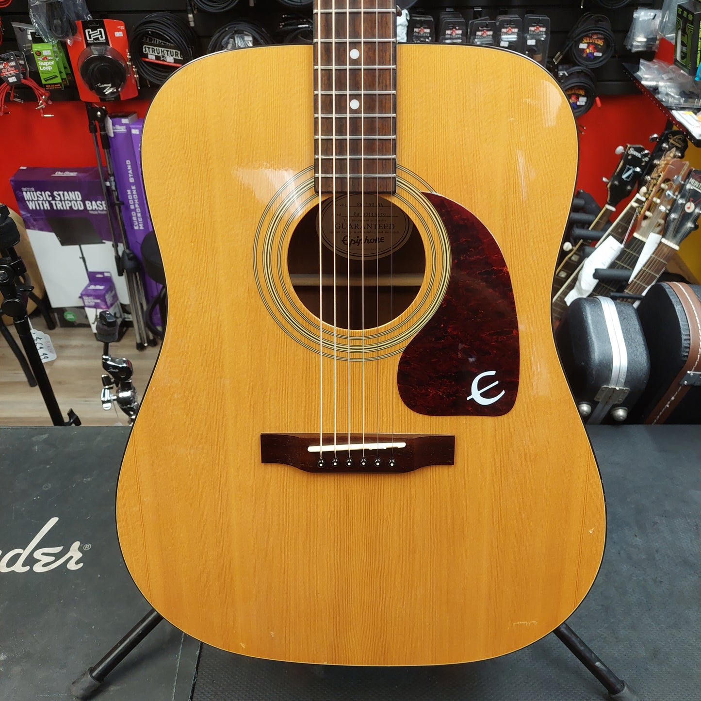 2003 EPIPHONE PR-150 NA Acoustic Guitar - Natural SN# EA 03115679