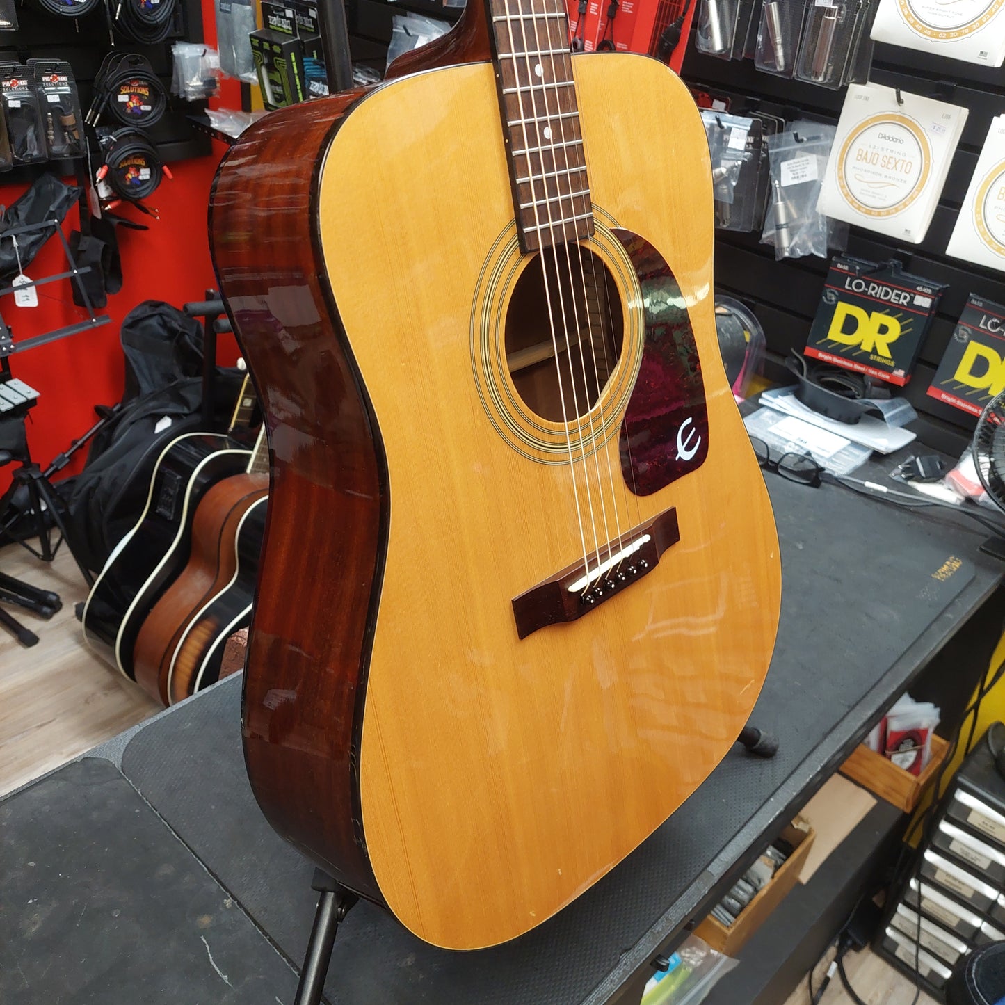 2003 EPIPHONE PR-150 NA Acoustic Guitar - Natural SN# EA 03115679