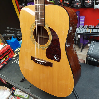 2003 EPIPHONE PR-150 NA Acoustic Guitar - Natural SN# EA 03115679