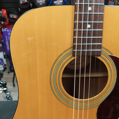 2003 EPIPHONE PR-150 NA Acoustic Guitar - Natural SN# EA 03115679