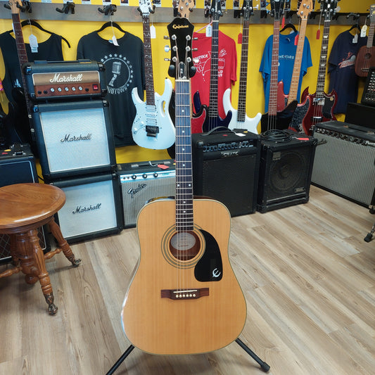 2009 Epiphone DR-905NA Acoustic Guitar - Natural SN# 0905110010