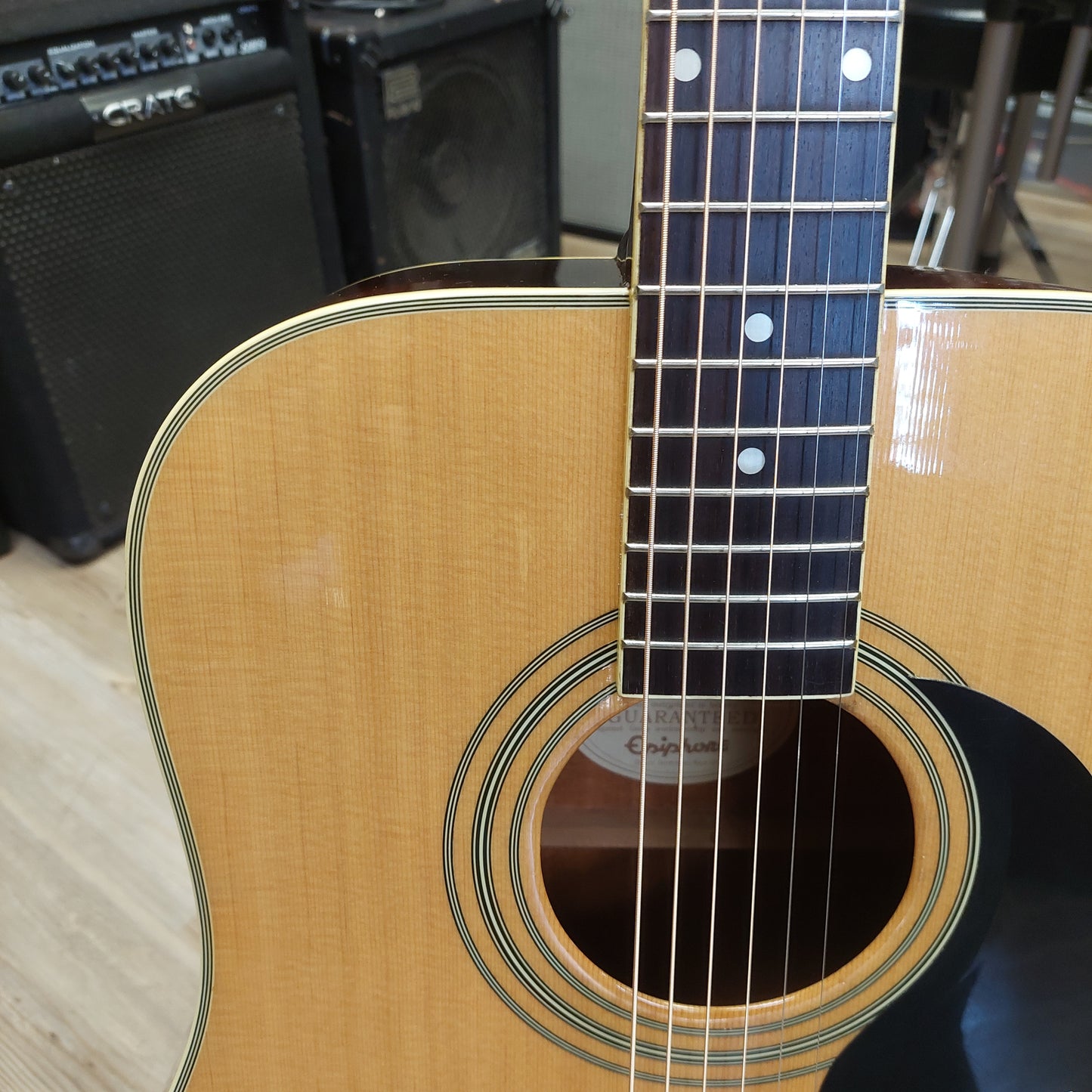 2009 Epiphone DR-905NA Acoustic Guitar - Natural SN# 0905110010